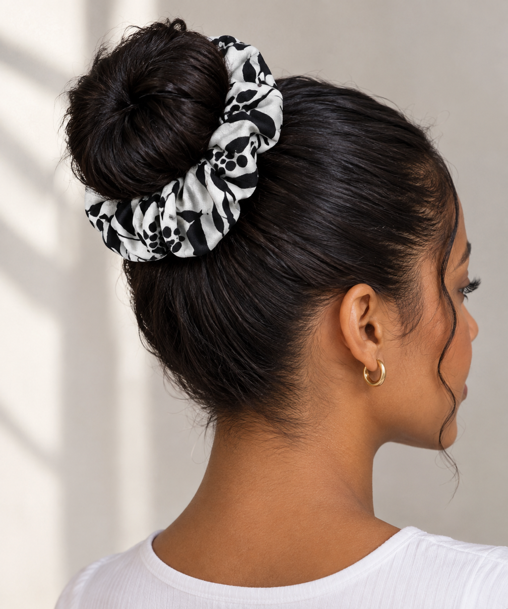 Scrunchie Midnight Garden (Pequeño)